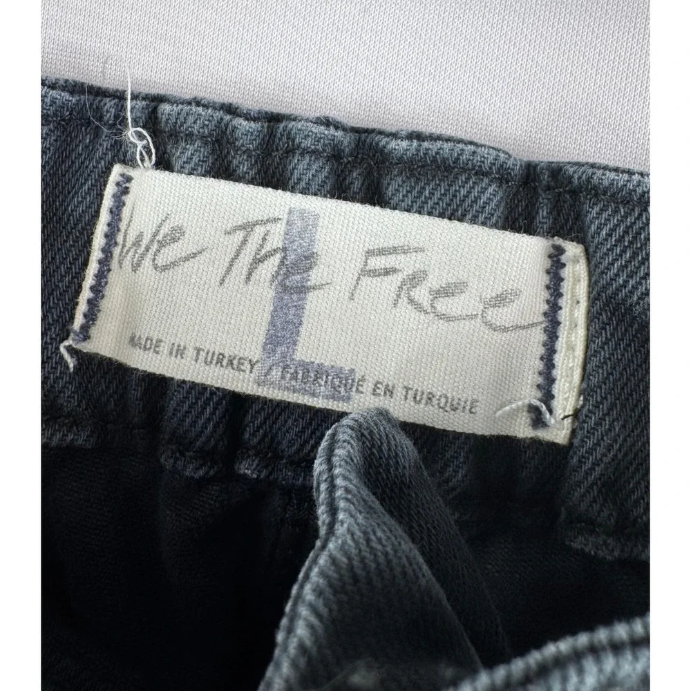 We The Free Marx Slouchy Cargo Jeans gray baggy boho grunge‎ 90s Y2K sz L